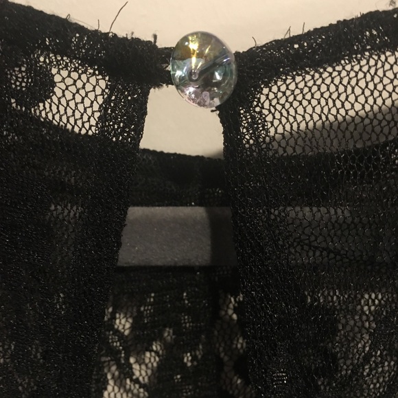 Sheer and lace black dress - Picture 6 of 7